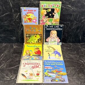 WESTERN PUBLISHING COMPANY A Little Golden Book Lot (8 Books)